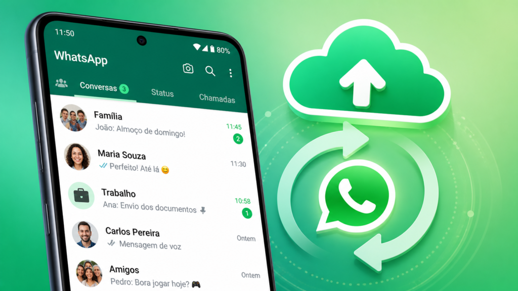 Como recuperar conversas apagadas do WhatsApp no Android