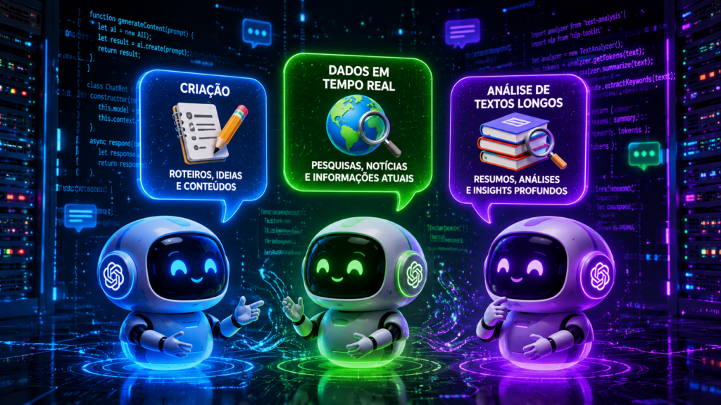 ChatGPT, Gemini ou Claude: qual IA usar em 2026