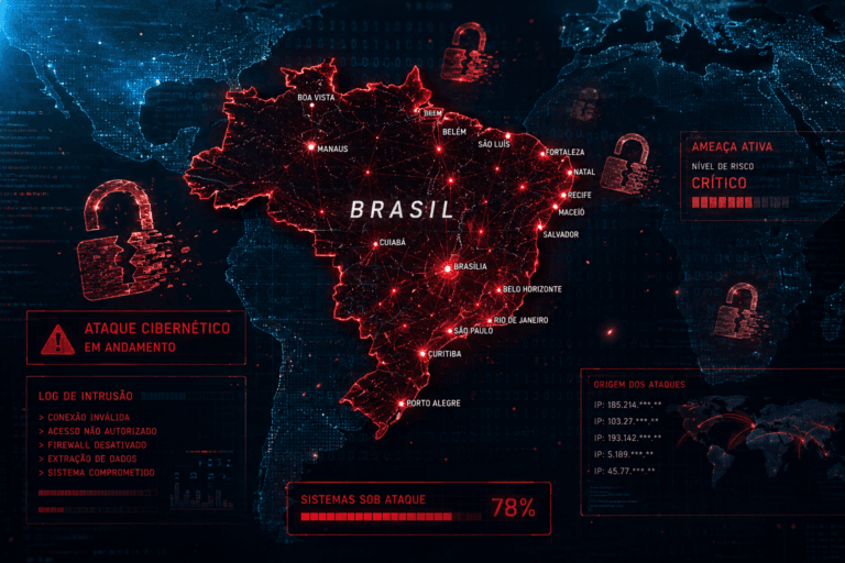 Brasil sob ataque ransomware